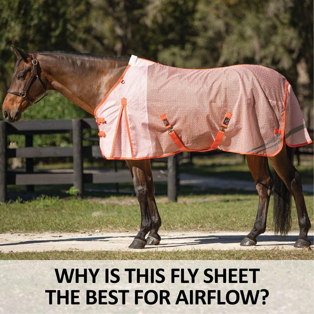 Schneiders Ripstop Nylon Mesh Ii Horse Fly Sheets | Optimal Airflow & Uv Protection | Euro Surcingle | Color Lilac | Size 72